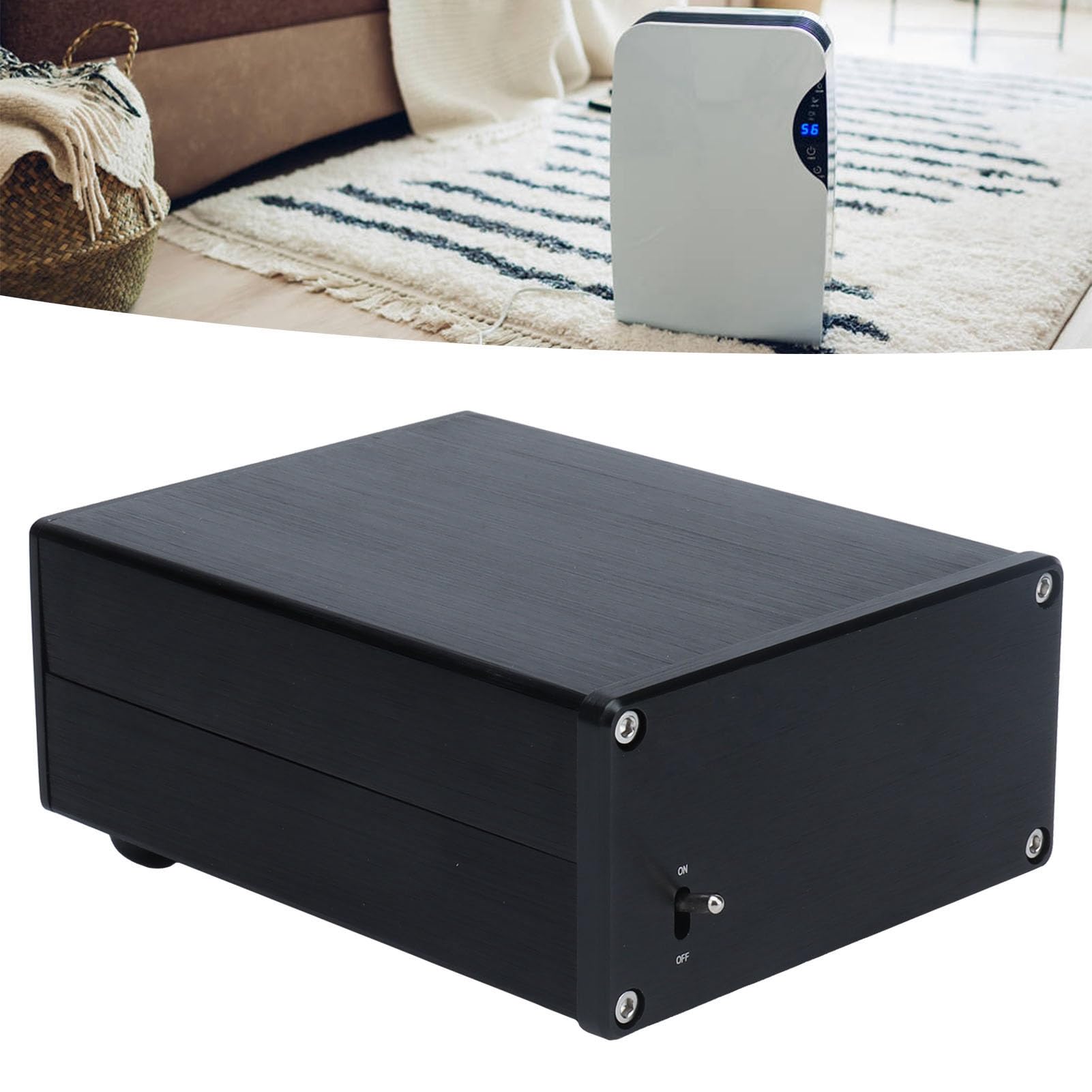 Alimentatore con Regolazione Lineare 25 W, Corrente Costante, Basso Rumore, Materiale in Lega di Alluminio, Ideale per Interruttori, Umidificatori D'aria (12V)
