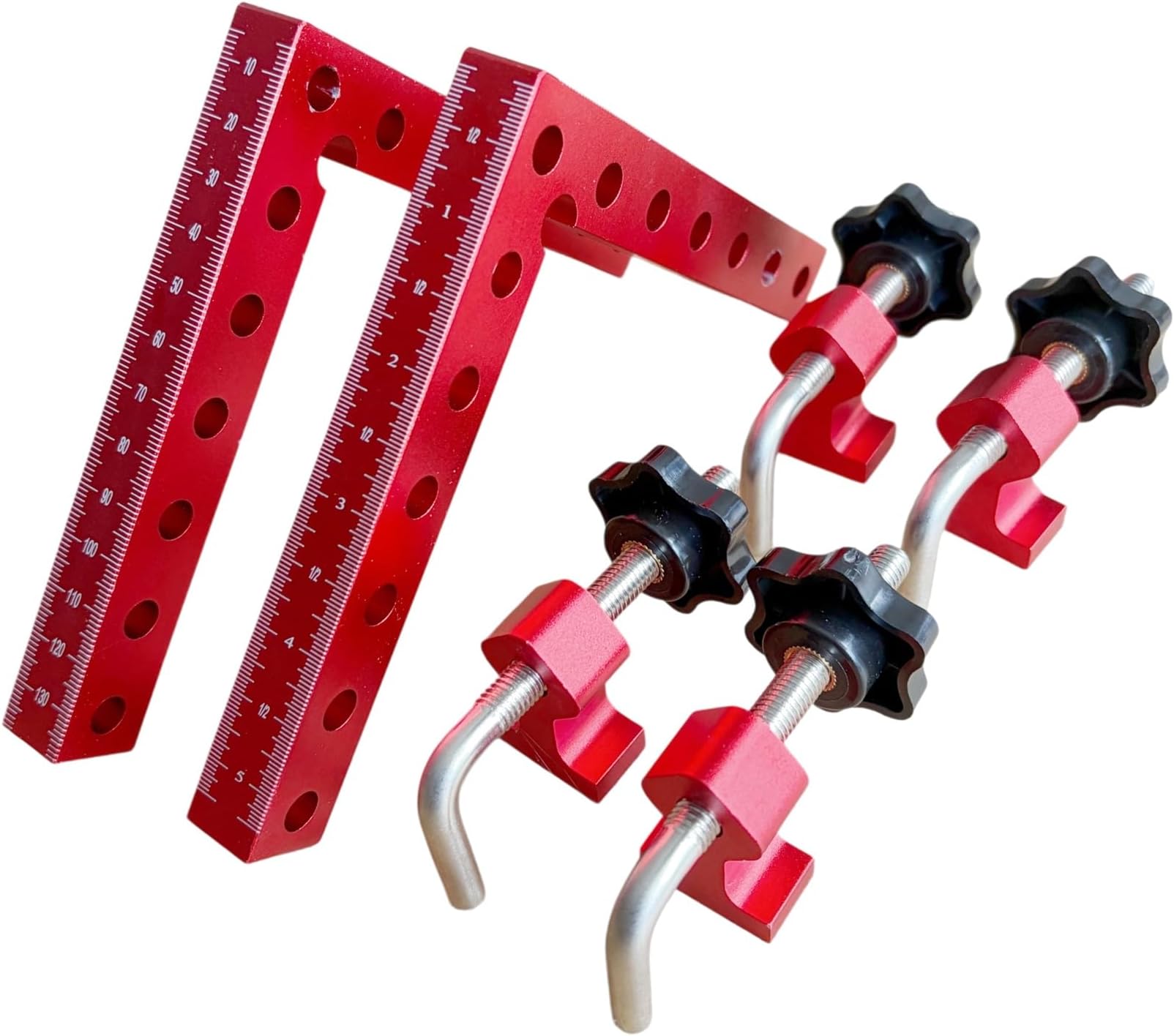 90 Degree Positioning Squares Right Angle Clamps, 140mm/5.5''