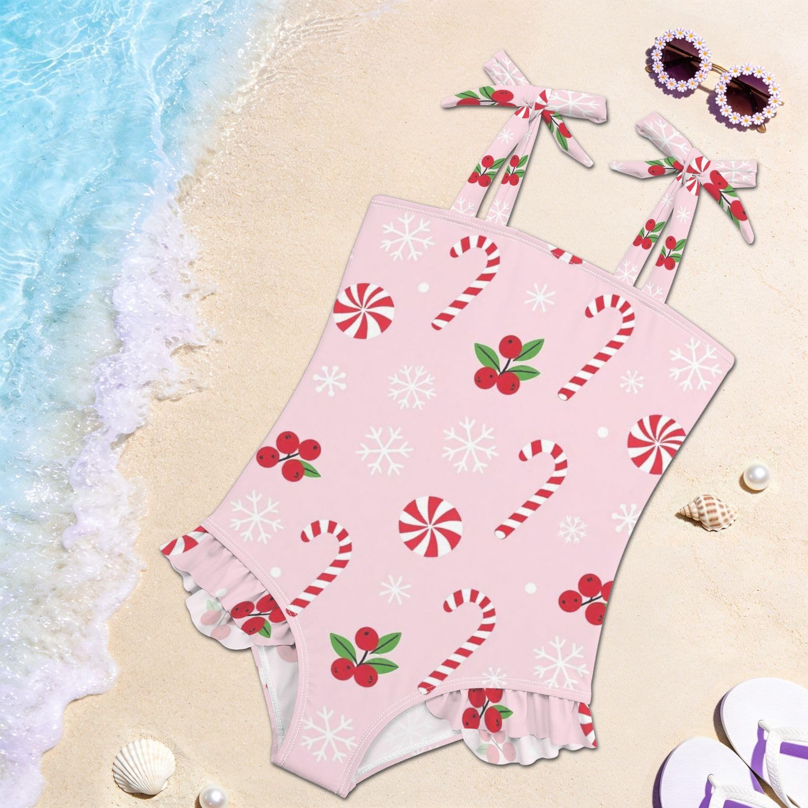 FRODOTGV Costume da bagno intero per ragazze, ad asciugatura rapida, costume da bagno estivo da spiaggia per neonata