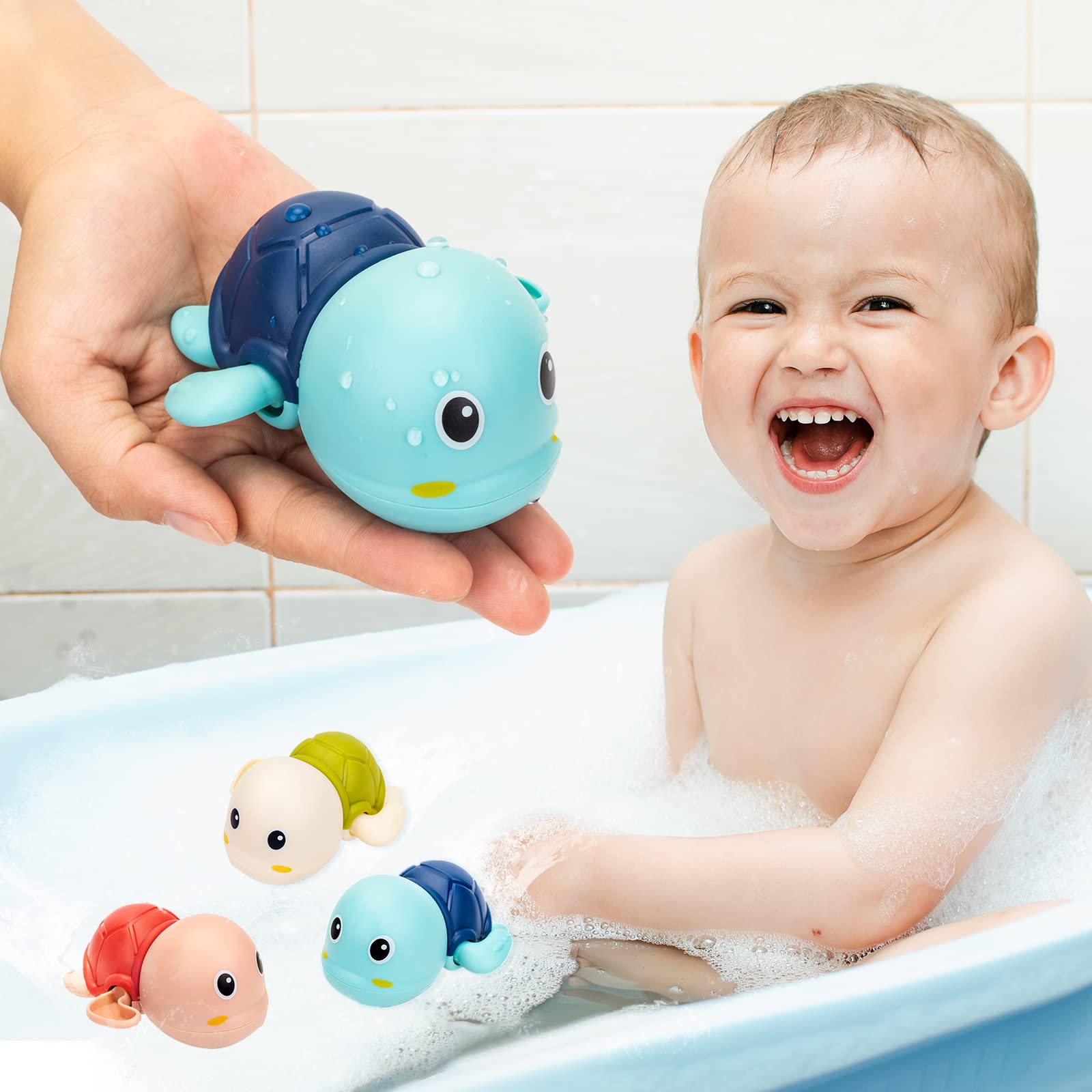 PIGETALE Bath Toys for Toddlers 1-3