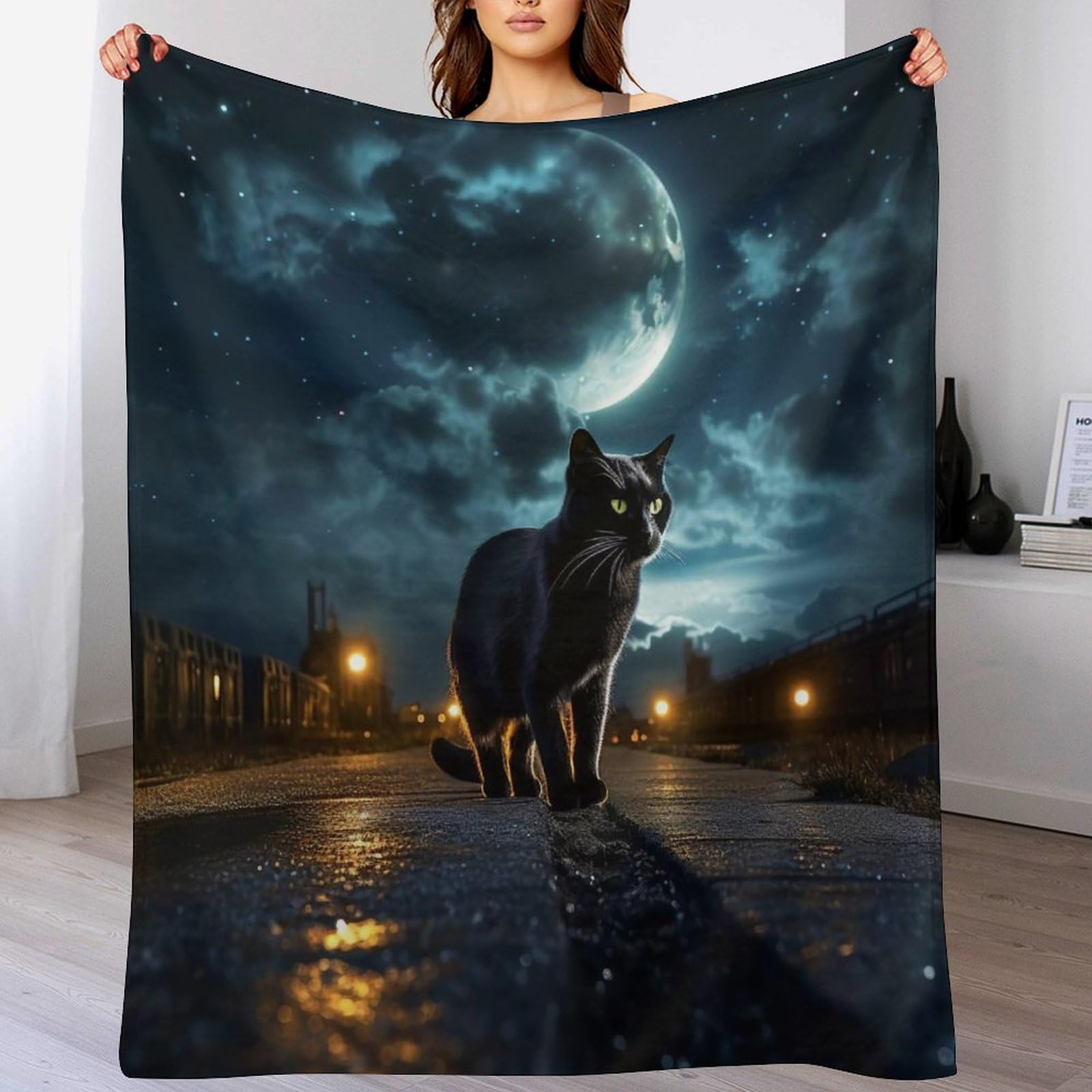 Manta de franela suave para sofá y cama de 100x130 cm gris de microfibra térmica para salón