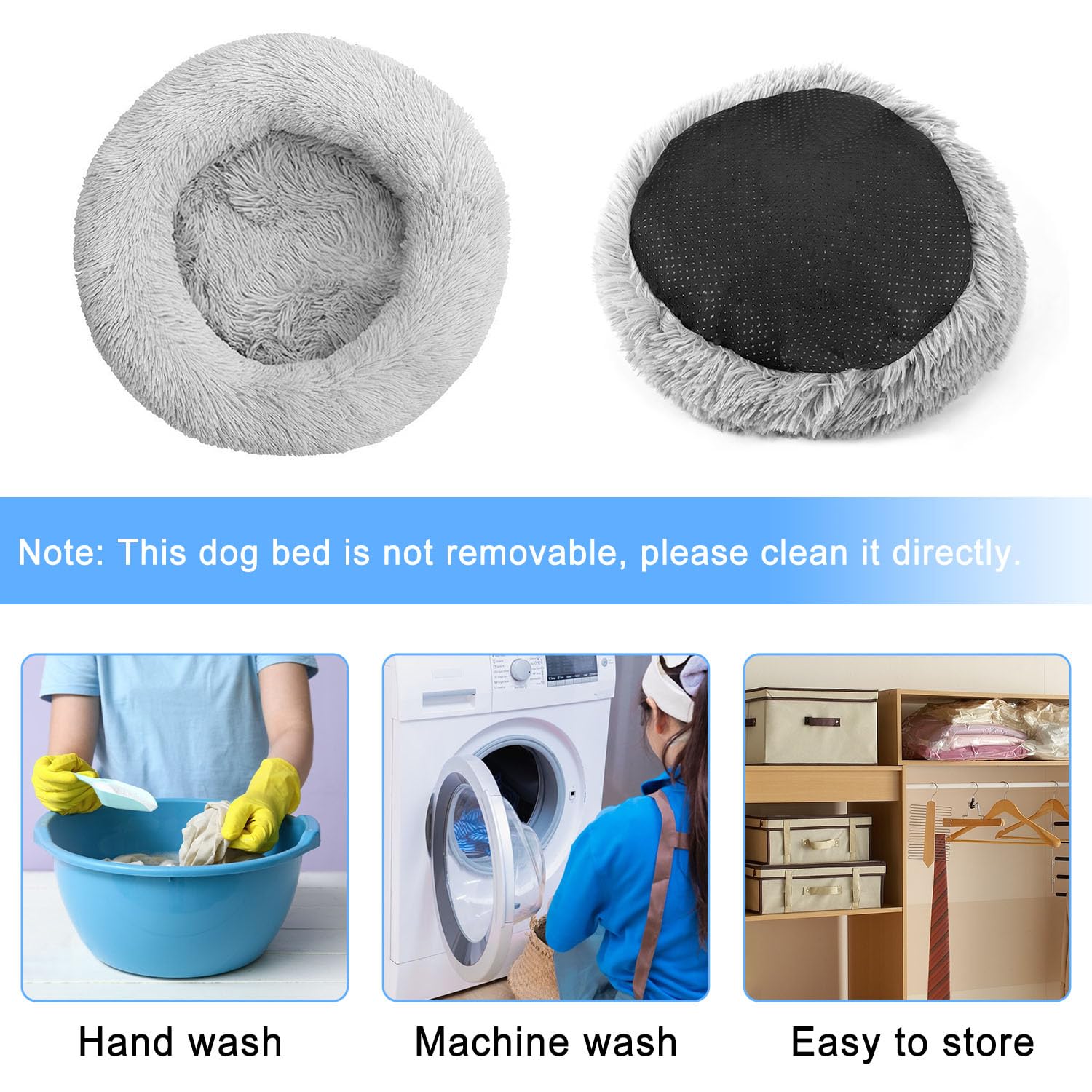 Dafencar Cuccia per Gatti, 50 x 30 x18 cm Cuccia Cane Interno, Lavabile, Adatto a Gatti, Cani di Piccola e Media Taglia