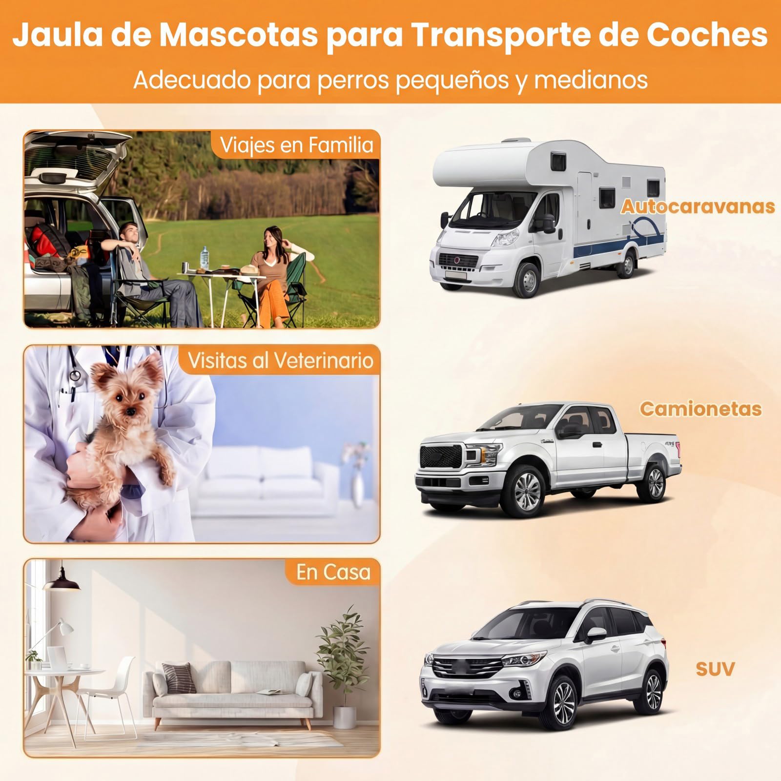 COSTWAY Transportín para Perros y Gatos, Jaula para Perros de Aluminio con Cerradura y Separador, Transportín de Viaje para Perros Pequeños y Medianos, Resistente a Mordeduras (69,5x54x50,5 cm)