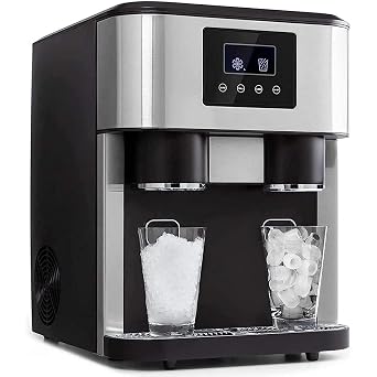 3 in 1 Countertop Ice Maker, Ice Maker Crush Ice Cold Water, Ice Cube, Crush Ice, Ice Water, Electric Ice Maker for Home, Bar, Restaurant
