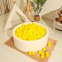 Vista 7 de Realhaha Larger Plastic Balls for Ball Pit, Play Pin Balls for Toddlers Kid Ball Pits & Accessories for Bounce House,2.76 inches,50 100 pcs