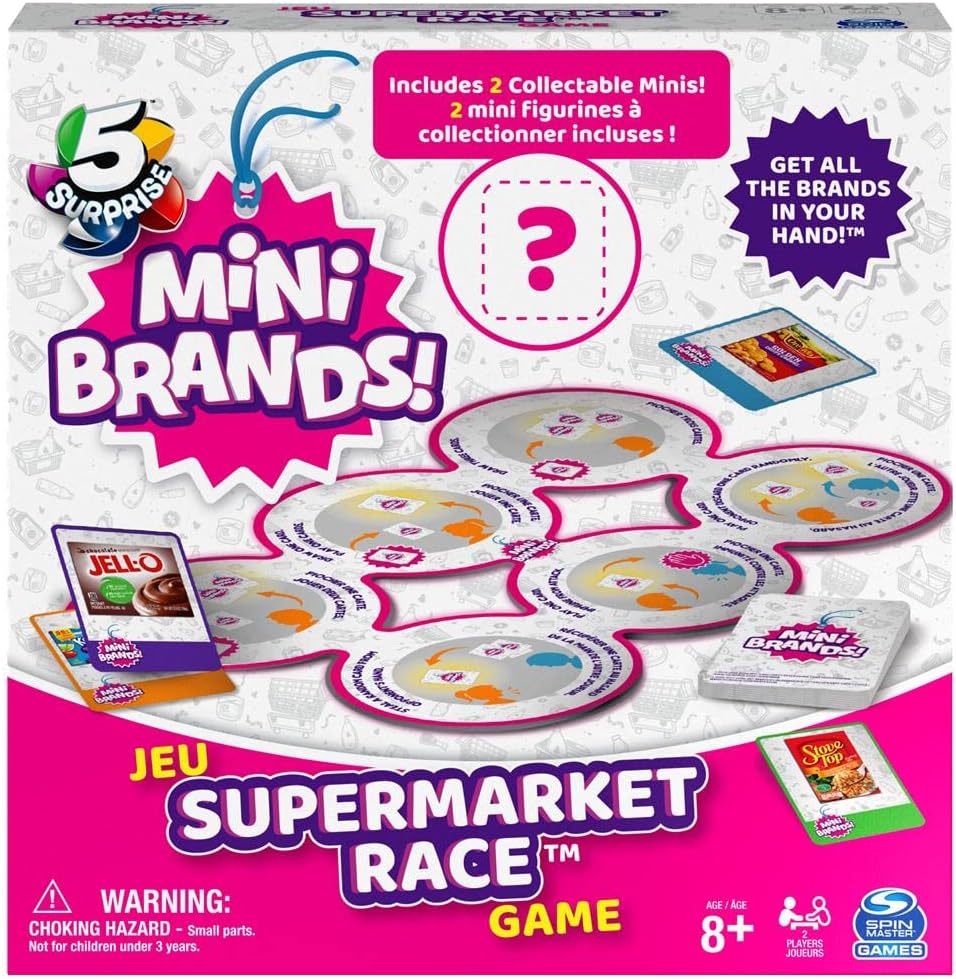 Spin Master 6063724 Surprise Mini Brands Supermarket Race Board Game 5 spin-master-6063724-surprise-mini-brands-supermarket-race-board-game-5