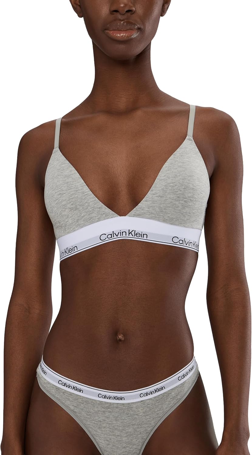 Calvin Klein underwear Womens Icon Cotton Modal Lightly Lined Triangle Bralette