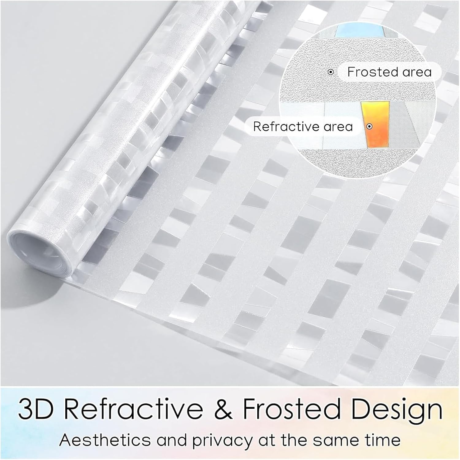 ウィンドウフィルム デコラティブステッカー、 レインボーステンドグラスウィンドウステッカー 取り外し可能 静電気でくっつく 装飾ウィ