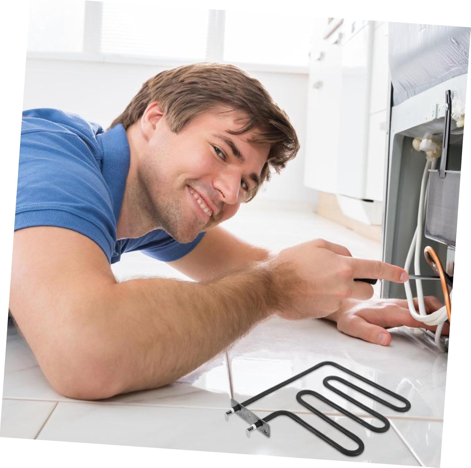 1set Electric Smoker Heating Element Replacement for Efficient Cooking Accessory for Smoke Tube Smokers and Electric Grilling