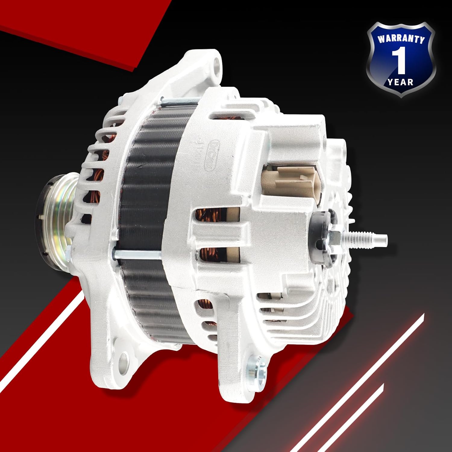 Alternator 11231N Compatible with Chrysler 200 Cirrus Sebring Dodge Avenger Caliber Jeep Compass Patriot 1.8L 2.0L 2.4L L4 Replace 210-4302 04801323AB 04801323AC 04801323AD