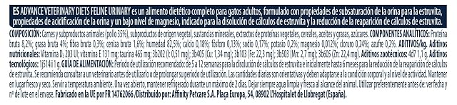 Foto 6 de 7 de Advance Veterinary Diets Urinary - Comida Húmeda para Gatos: Multipack 12 bolsitas de 85g