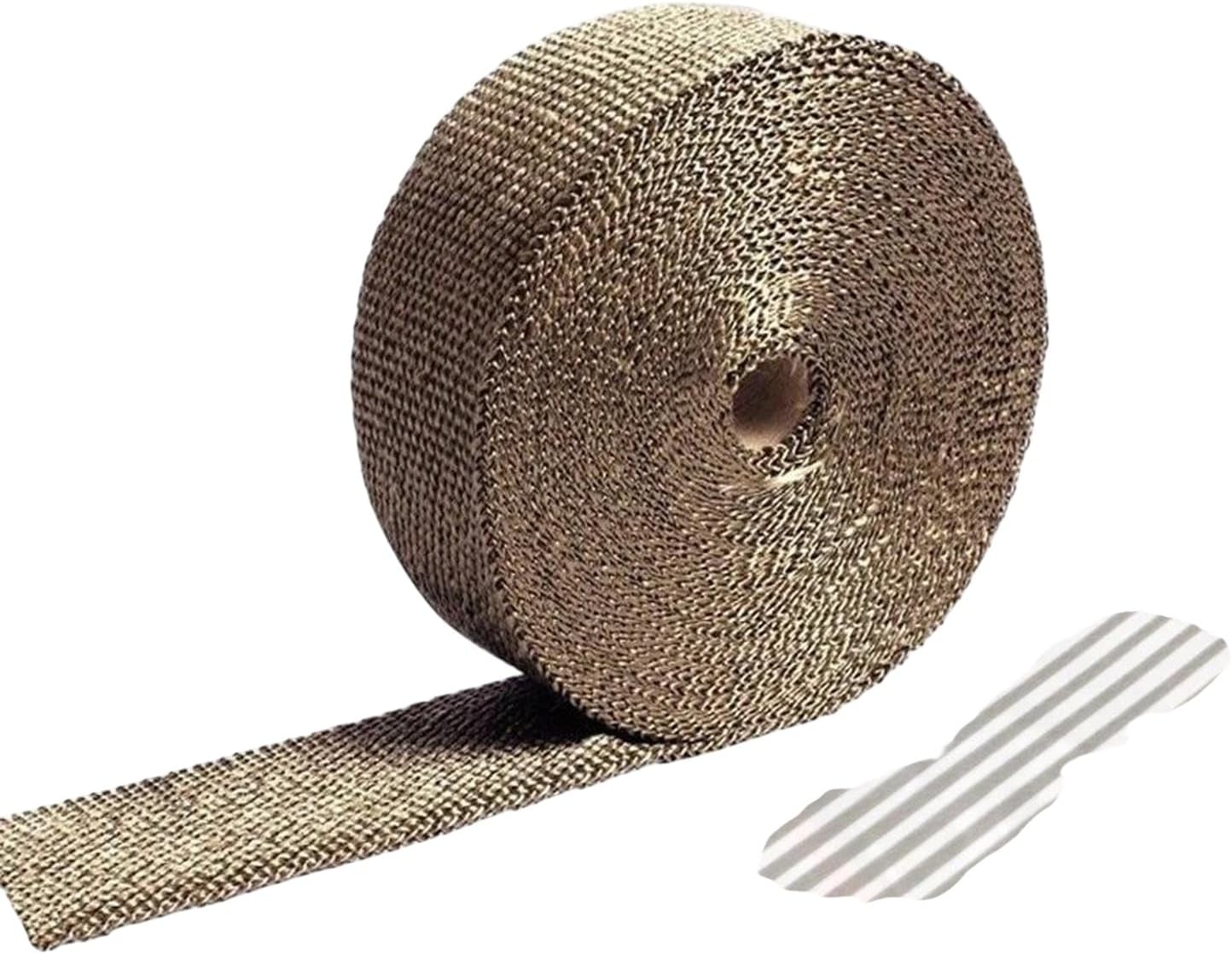 2" 50Ft Titanium Basalt Manifold Header Pipe Heat Wrap Tape 10 Ties Kit