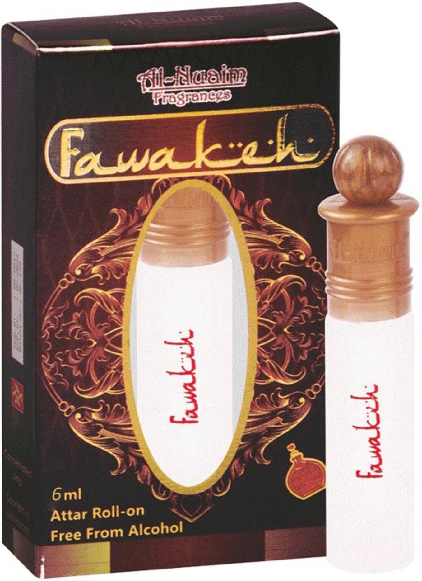 Fawakeh Attar Fruity Fresh Sweet Perfume Oil, Unisex, Long Lasting, Fruity Woody Aroma, Rich Musk and Amber Notes, 6ml-image-35