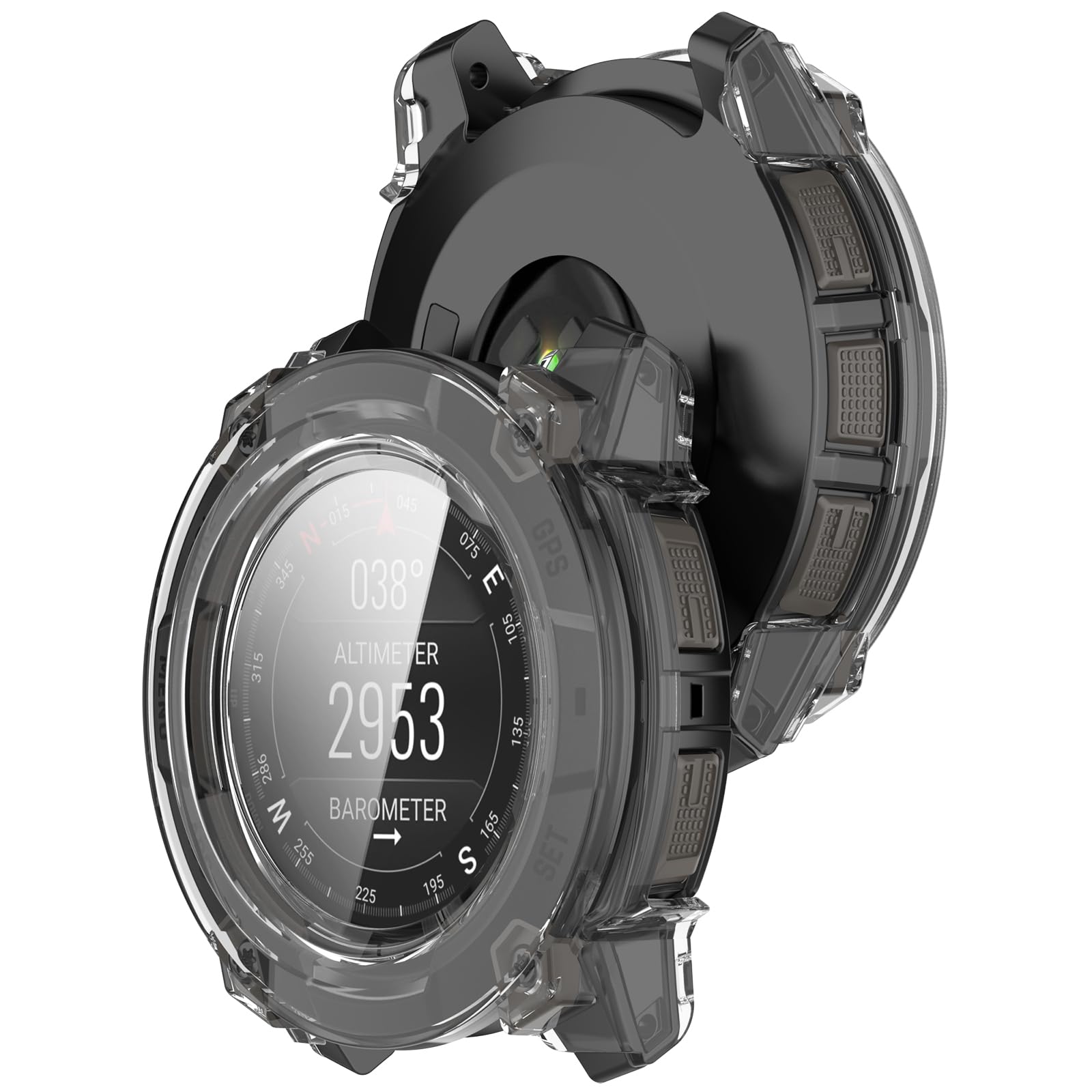 Amazon.co.jp: RuenTech 2枚セット 対応Garmin instinct 3 45mm ケース