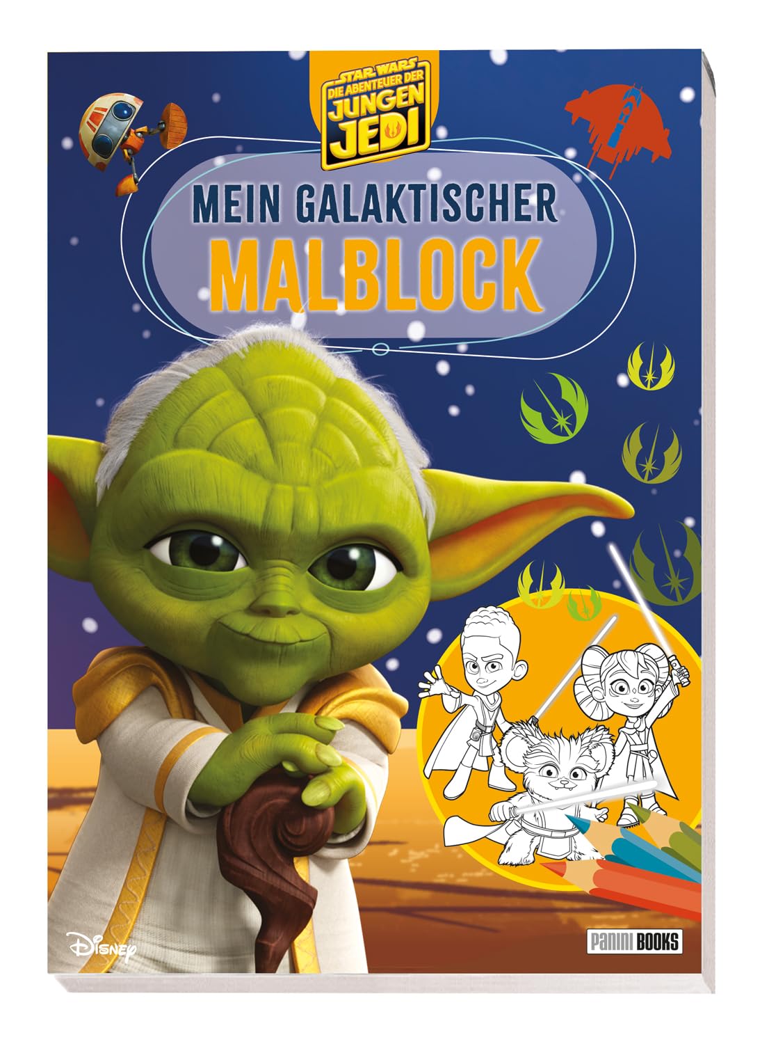 Star Wars: Die Abenteuer der jungen Jedi - Mein galaktischer Malblock: Malblock