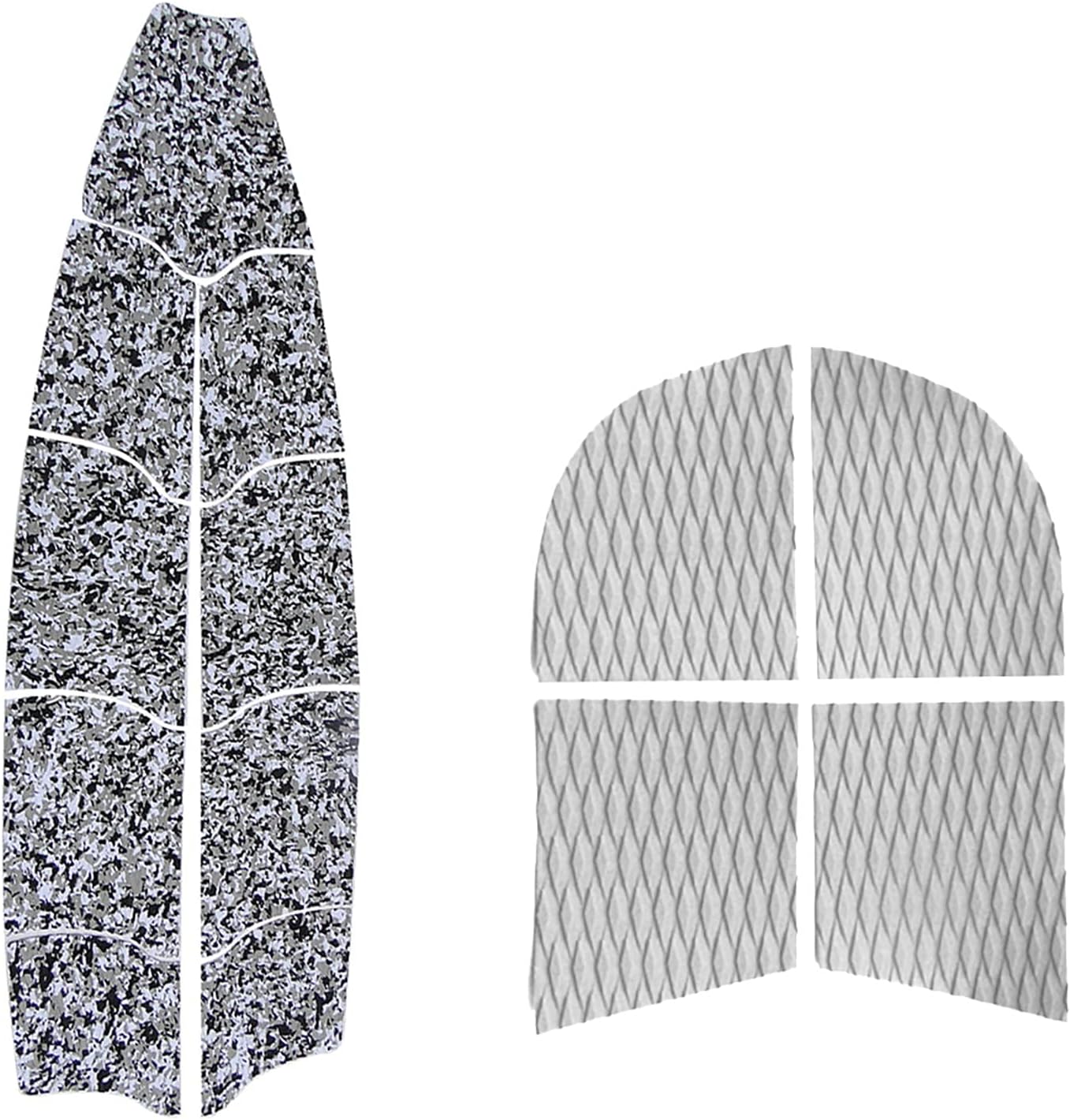 Surfboard Protection Bag Diamond Grooved EVA Surfboard 4Pcs