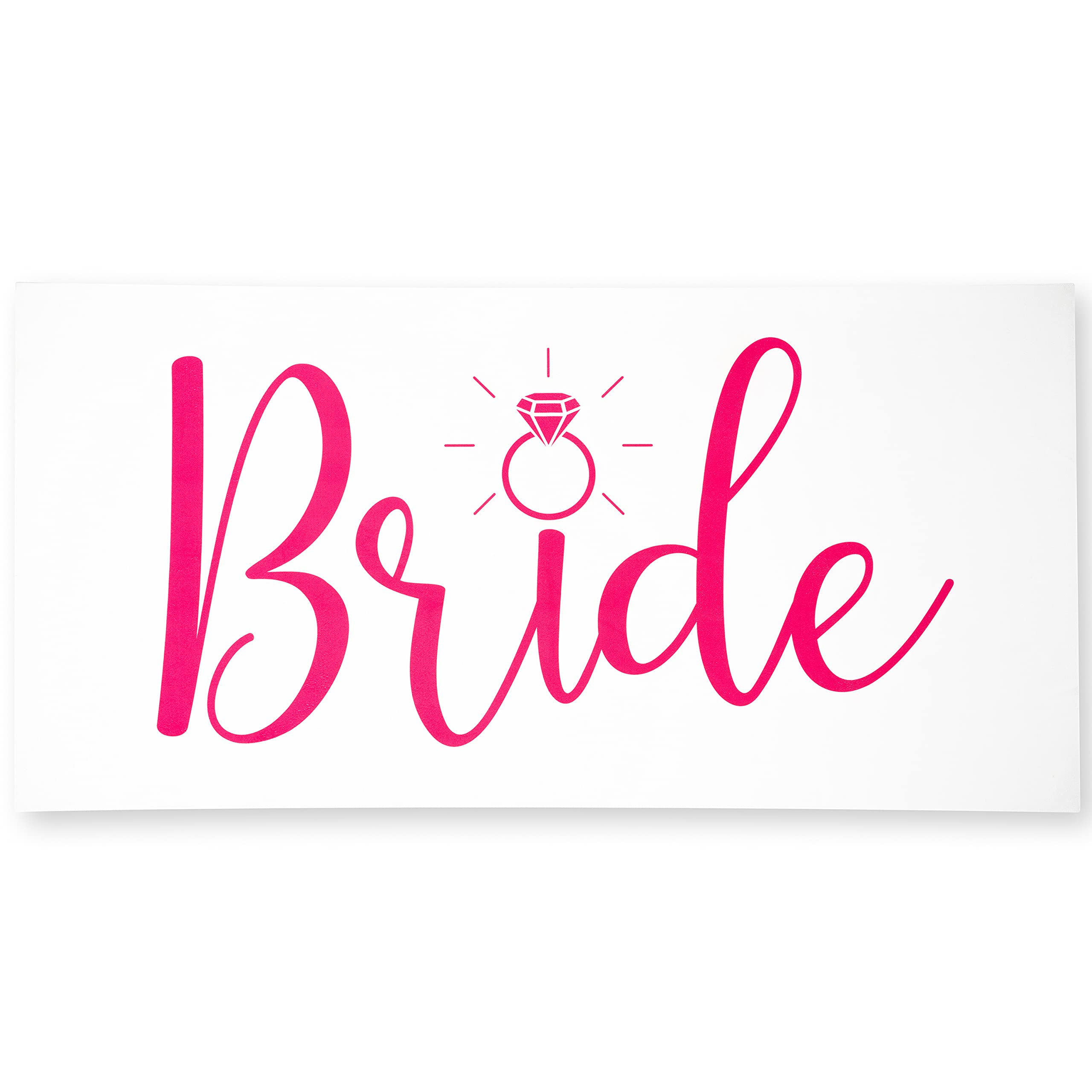 Ethisa Pink Bride Beach Towel For Honeymoon And Bachelorette Party - Design For Beach Bachelorette Party - Mrs Beach Towel For Bride To Be - Just Married Beach Wedding And Engagement Gift - 60"X30"