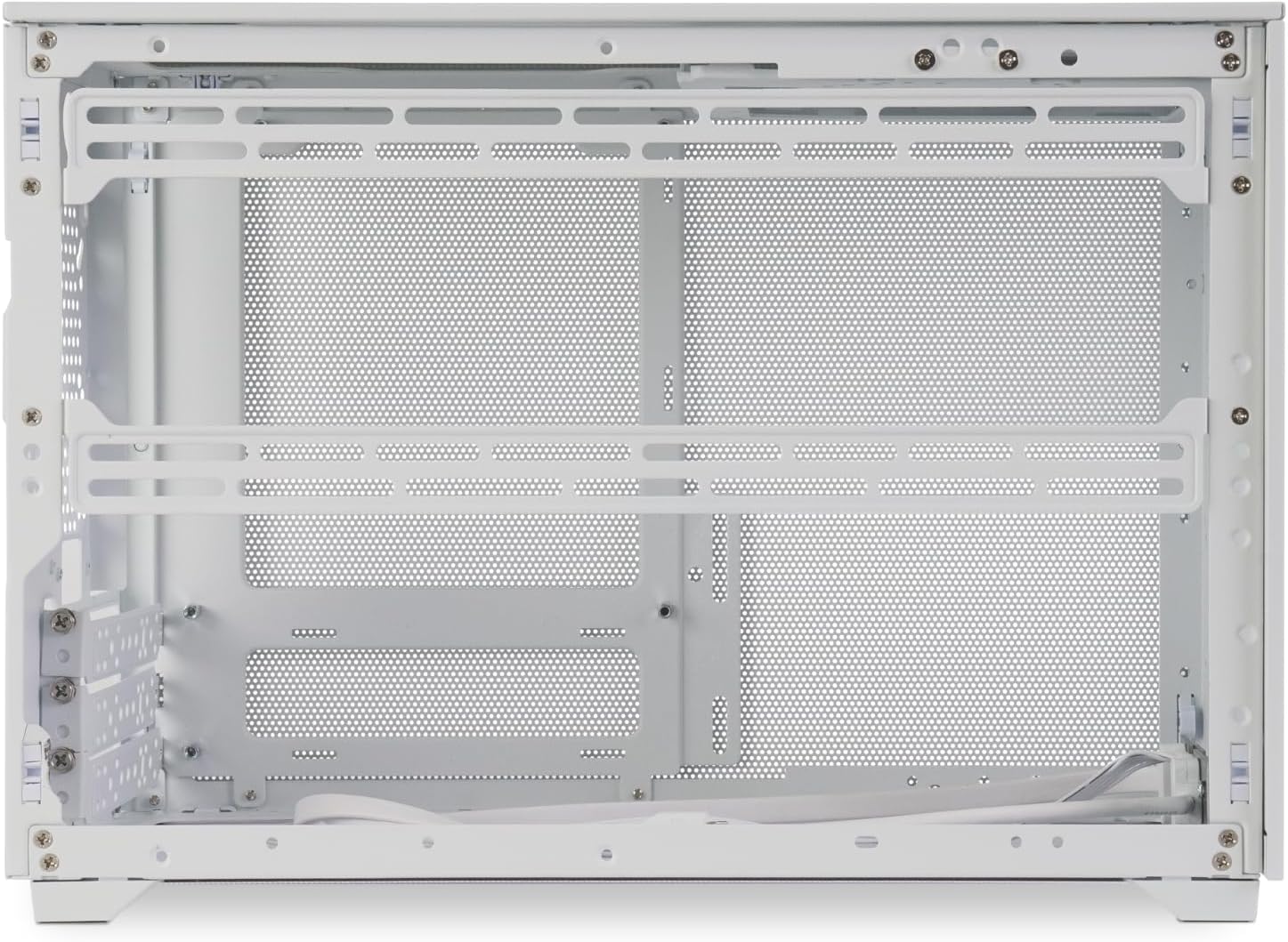 SSUPD Meshroom D Mini-ITX SFF PC Case 15L Full-Mesh Panel Tool-Free Access Supports RTX 5090 GPUs White