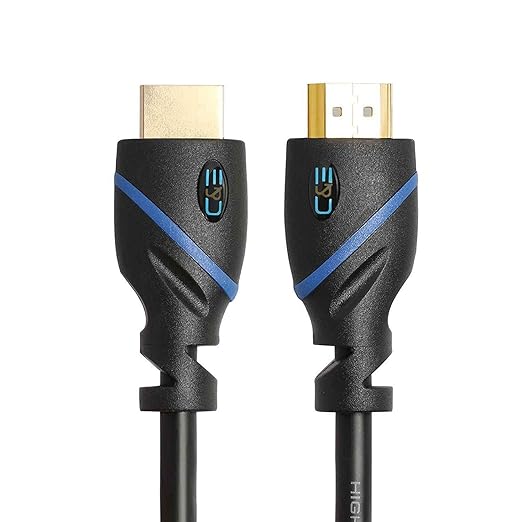 C & E HDMI-12 Ft -(M-M) 4K HDMI Cable High Speed 10.2GbpsCable,4K, 3D, 2160P, 1080P, Ethernet – Audio Return(ARC) Compatible UHD TV, Blu-ray, PS4, PS3, PC (Black, For TV) at Rs. 209