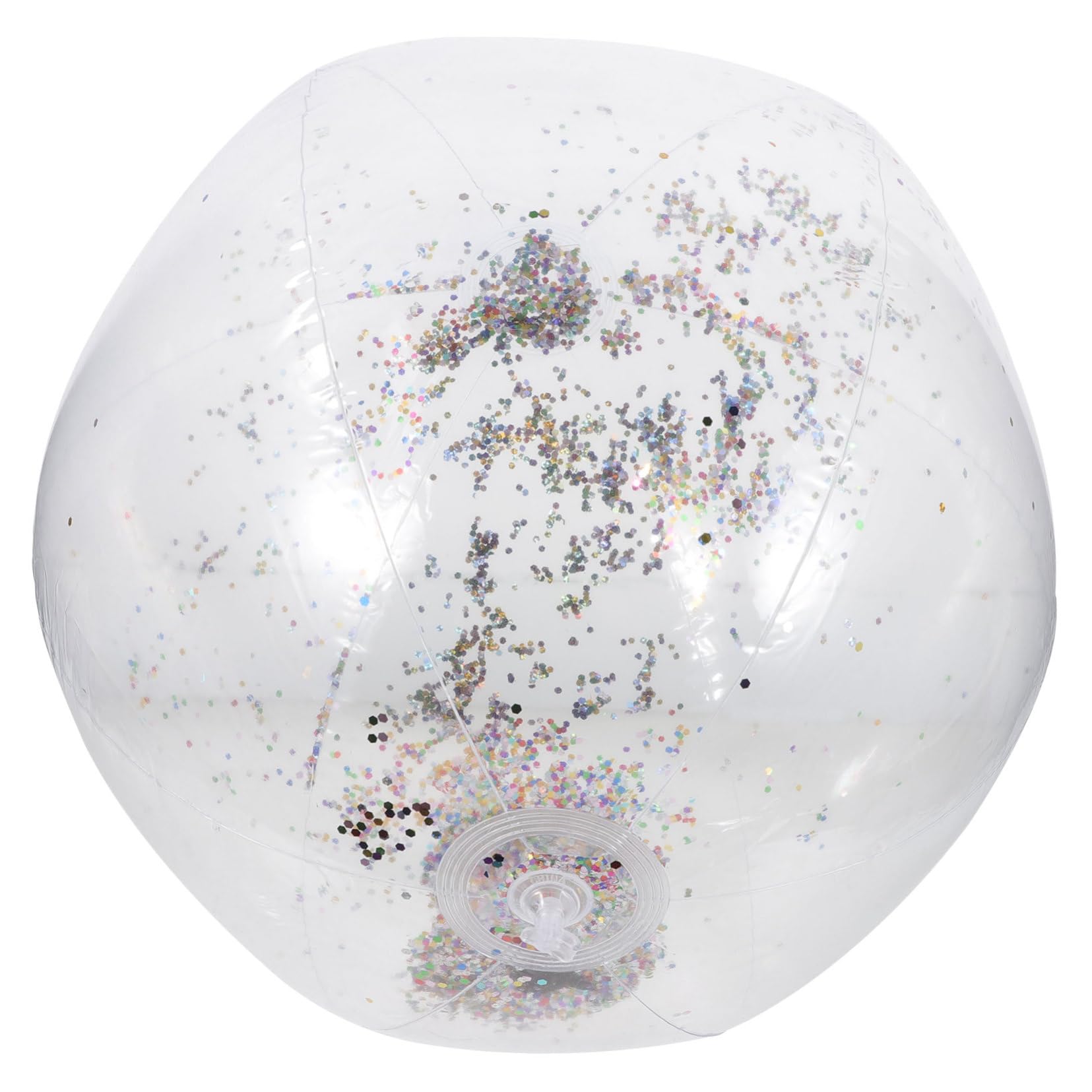 ifundom 1 Set Inflatable Beach Ball Glitter Sequin Summer Pool Fun for Backyard Beach Parties Stylish Design for Endless