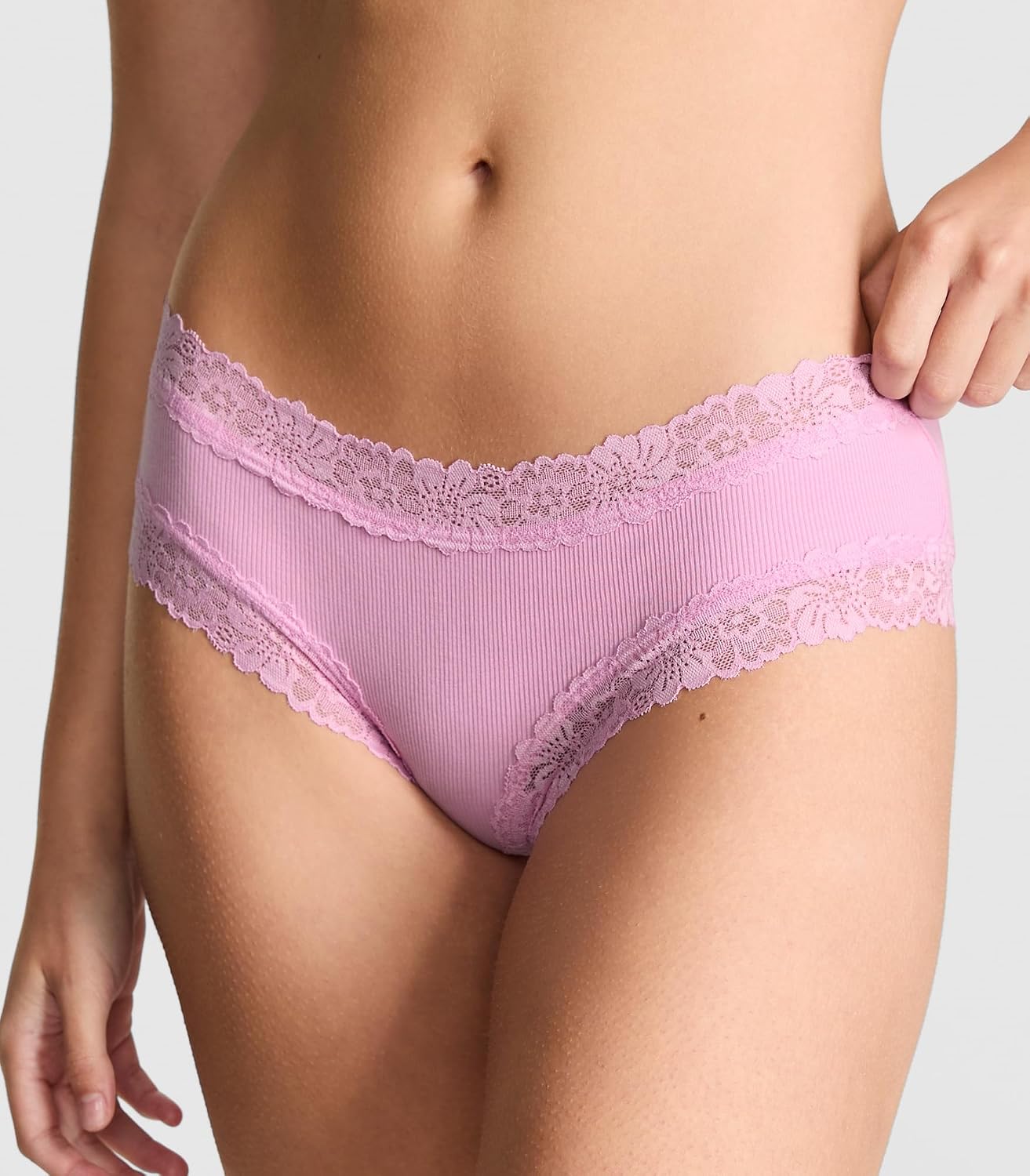 Victoria's Secret PINK Women's Lace Cheeky Underwear, Panties for Women (XS-XL)
