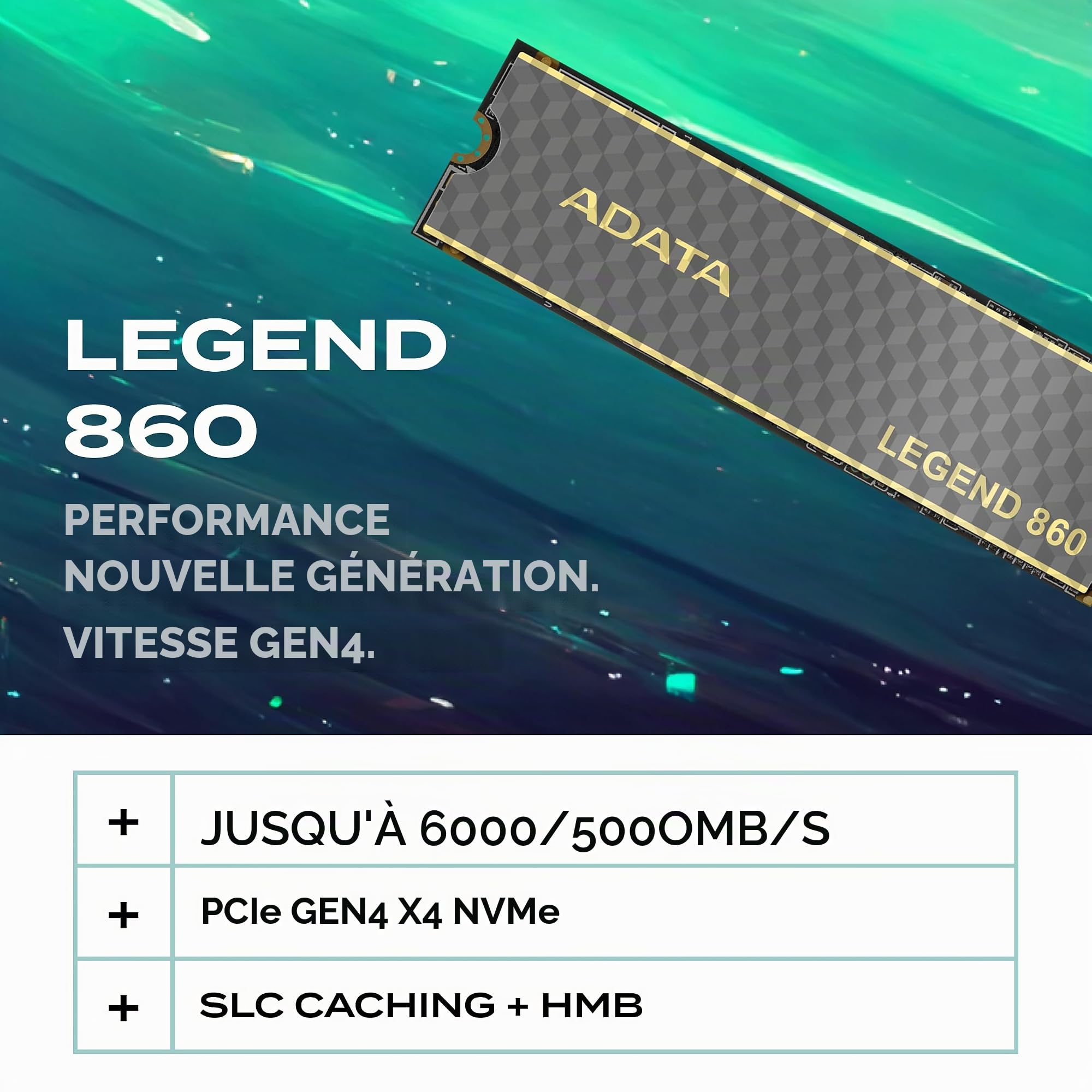 Adata Ssd Legend 860 2tb Pcie 4x4 6000/5000 Mb/s M.2 (sleG-860-2000gcs)