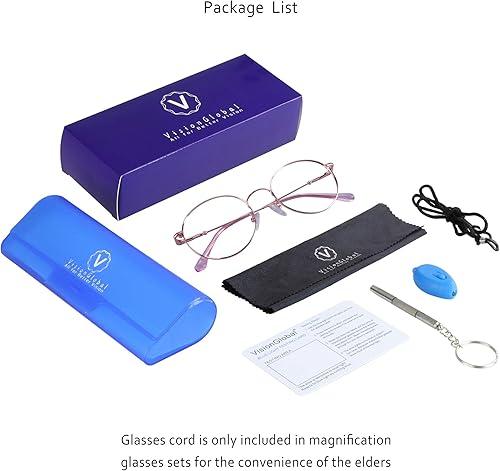 Miniatura 6 de VisionGlobal Lentes de bloqueo de luz azul para mujereshombres, antifatiga ocular, gafas de TV, elegante marco ovalado, antirreflejos