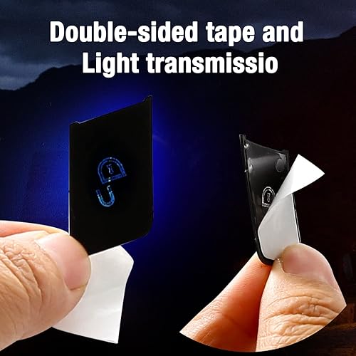 Miniatura 6 de 12 calcomanías para botón de desbloqueo de puerta con memoria de asiento de automóvil, ajuste de botón de interruptor, repuesto para Benz C Clase E