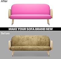 Vista 7 de MoNiBloom Funda para futón de tamaño Queen, elástica, sin brazos, funda para sofá sin brazos, protector de muebles, duradera y lavable, con Cereza