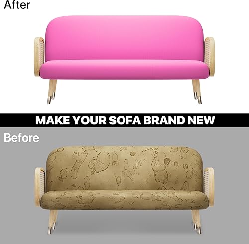 Miniatura 7 de MoNiBloom Funda para futón de tamaño Queen, elástica, sin brazos, funda para sofá sin brazos, protector de muebles, duradera y lavable, con