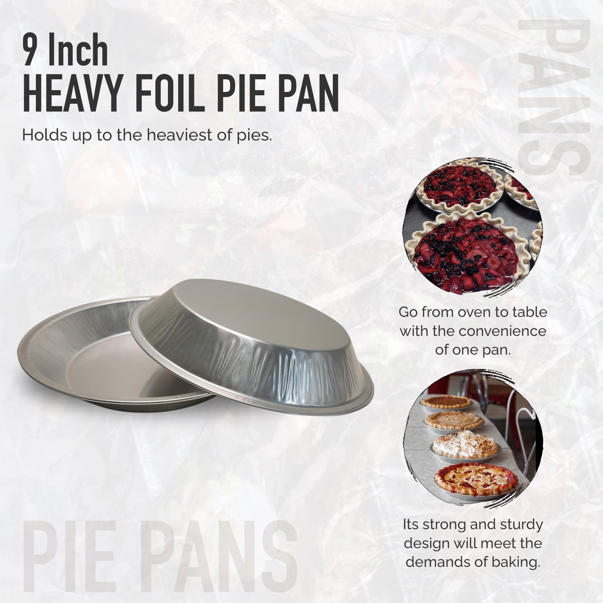 EZ Foil Disposable Pie Tins With Lids, 10 Inch, Count, 44 OFF