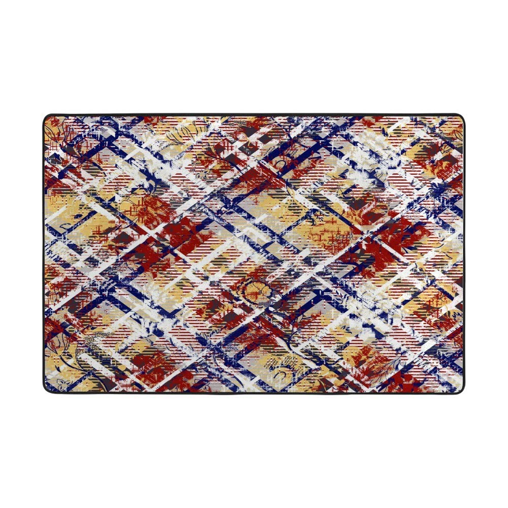 Grand tapis de sol de chambre avec texture abstraite et douce