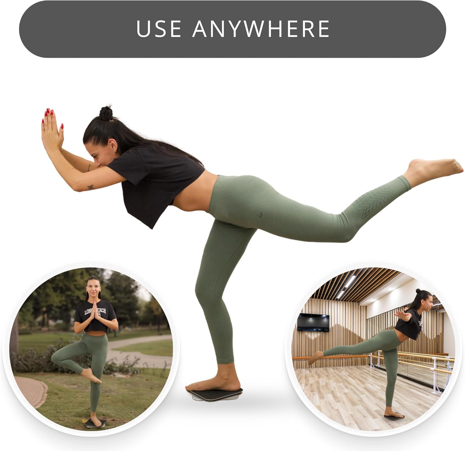 Ceaz Figure Skating Spinner - Off Ice Training Aid to Practice Spinning for Ice Skaters, Ballet, Gymnastics and Dance - Includes Skate Sharpening Tool