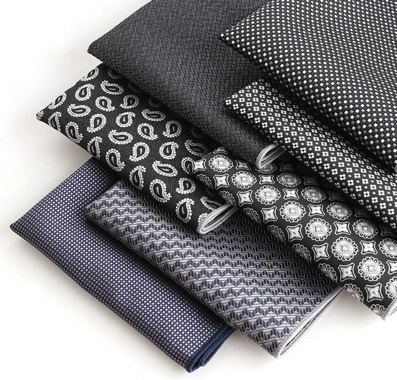 Business Small Silk Scarf Men's Suit Pocket Towel Checkered Square Towel Banquet Chest Scarf