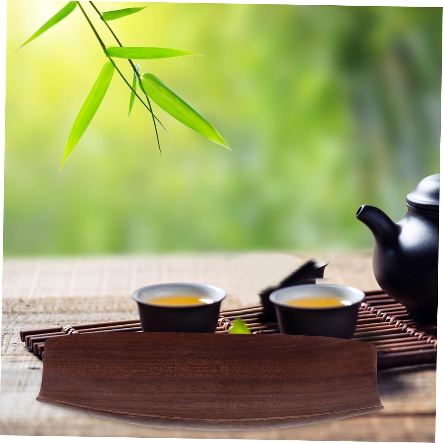 Alipis 1set Wooden Tea Scoop Set Multi-functional Gongfu Tea Utensils Leaf Holder Strainer for Ceremony