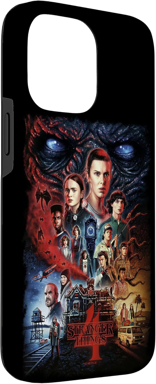 Stranger Things 4 Group Vecna Poster Case for iPhone 14 Pro Max
