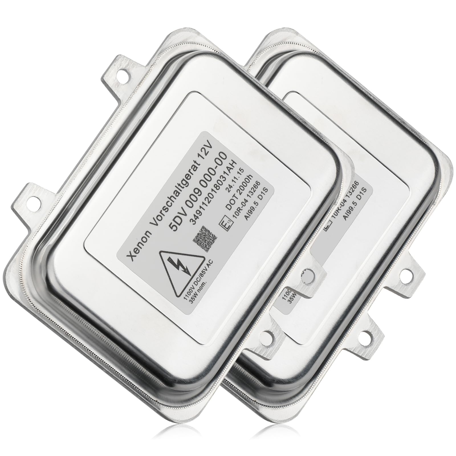 2 Packs 5DV 009 000-00 HID Headlight Ballast for Cadillac Escalade 2007-2013,for BMW E60 2006-2009,for Chrysler Town & Country 2008-2014 Xenon Headlight Ballast Module Control Unit 12767670, 15782392