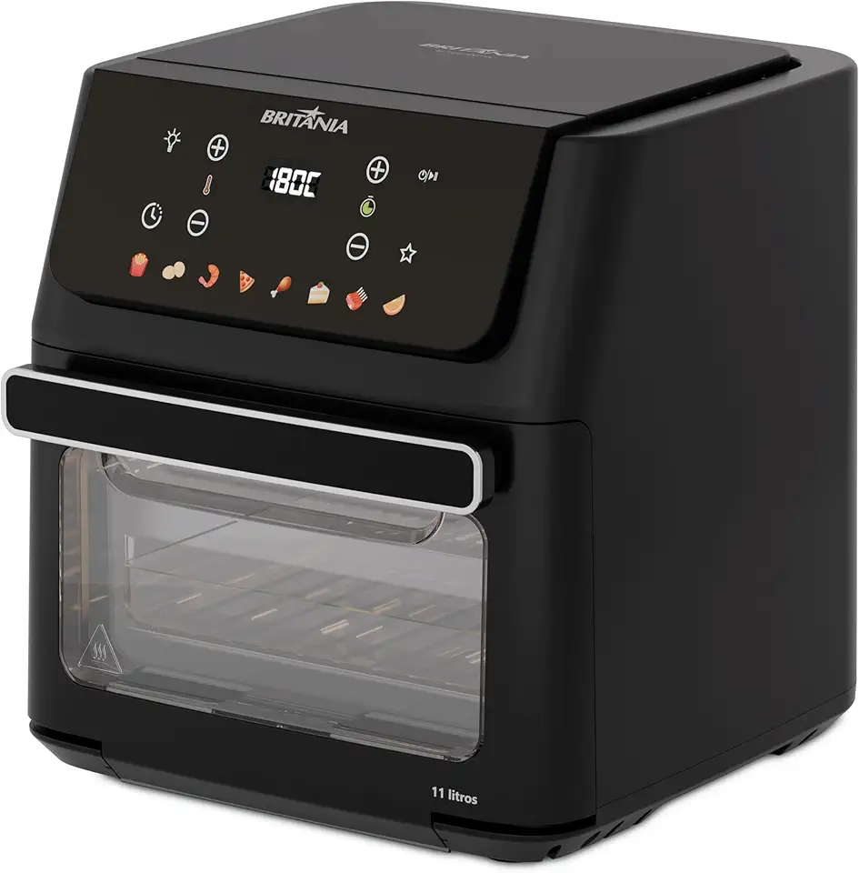 Air Fryer Oven Britânia 11L 8 Funções 1800W BAF11A 127V