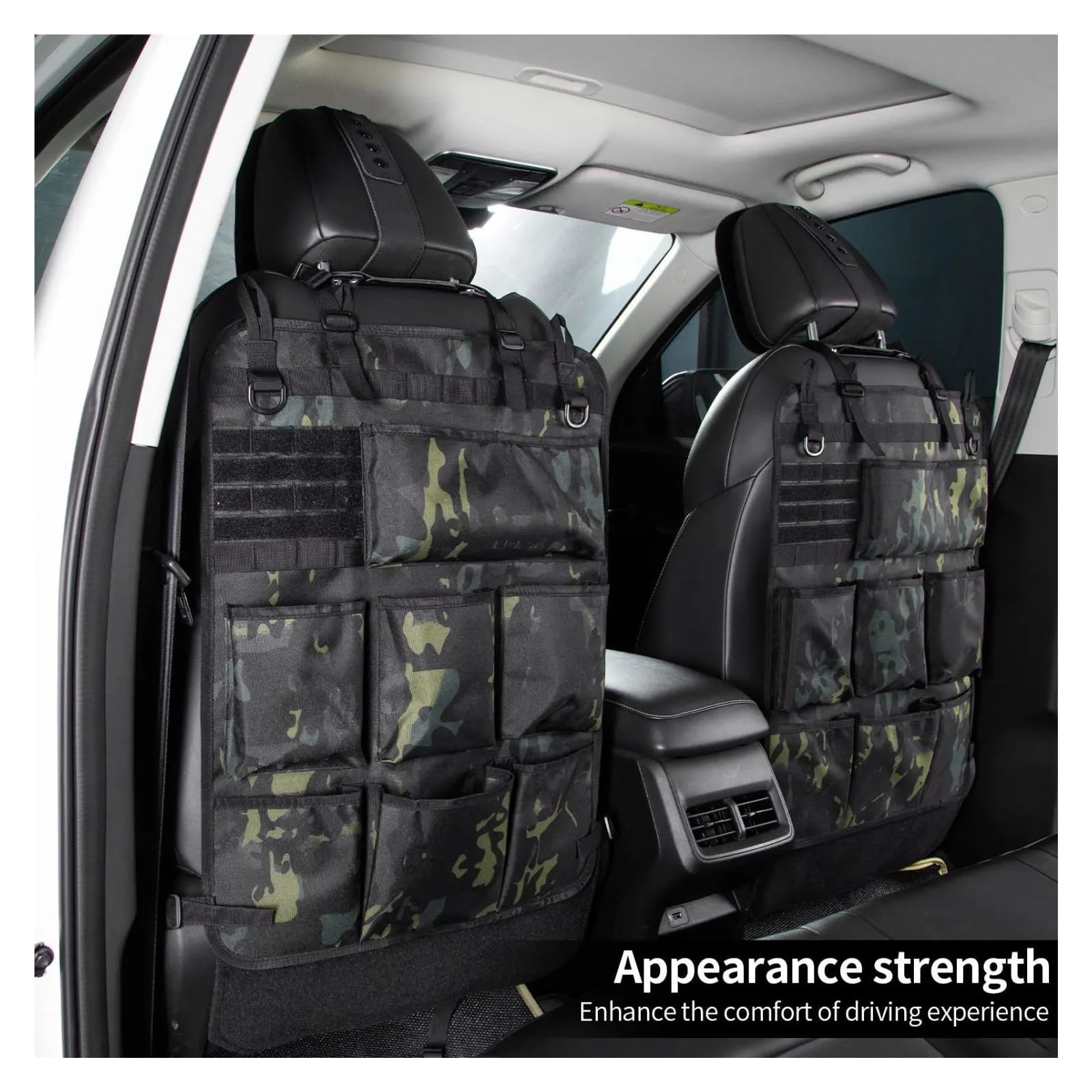 Aufbewahrungstasche for Autositze im Militär-Camouflage-Design