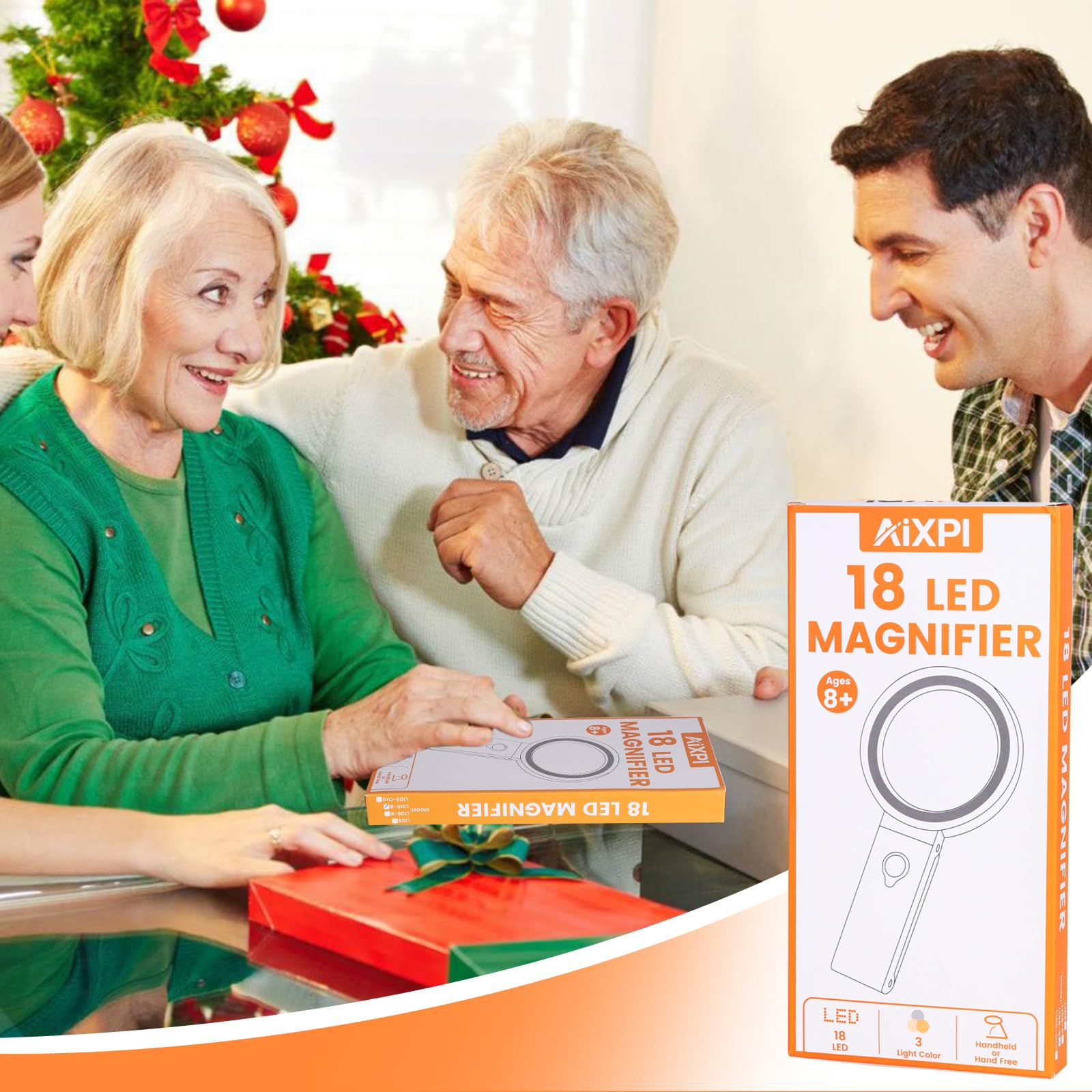 Amazon.com: Magnifying Glass with Light and Stand, Large Lighted