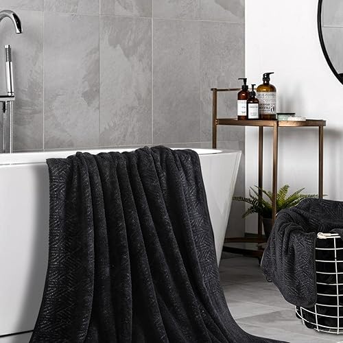 Miniatura 3 de Juego de toallas de baño, toallas de baño de 35 x 70 pulgadas para adultos, toallas de baño gigantes, toallas de baño extra grandes, toallas de