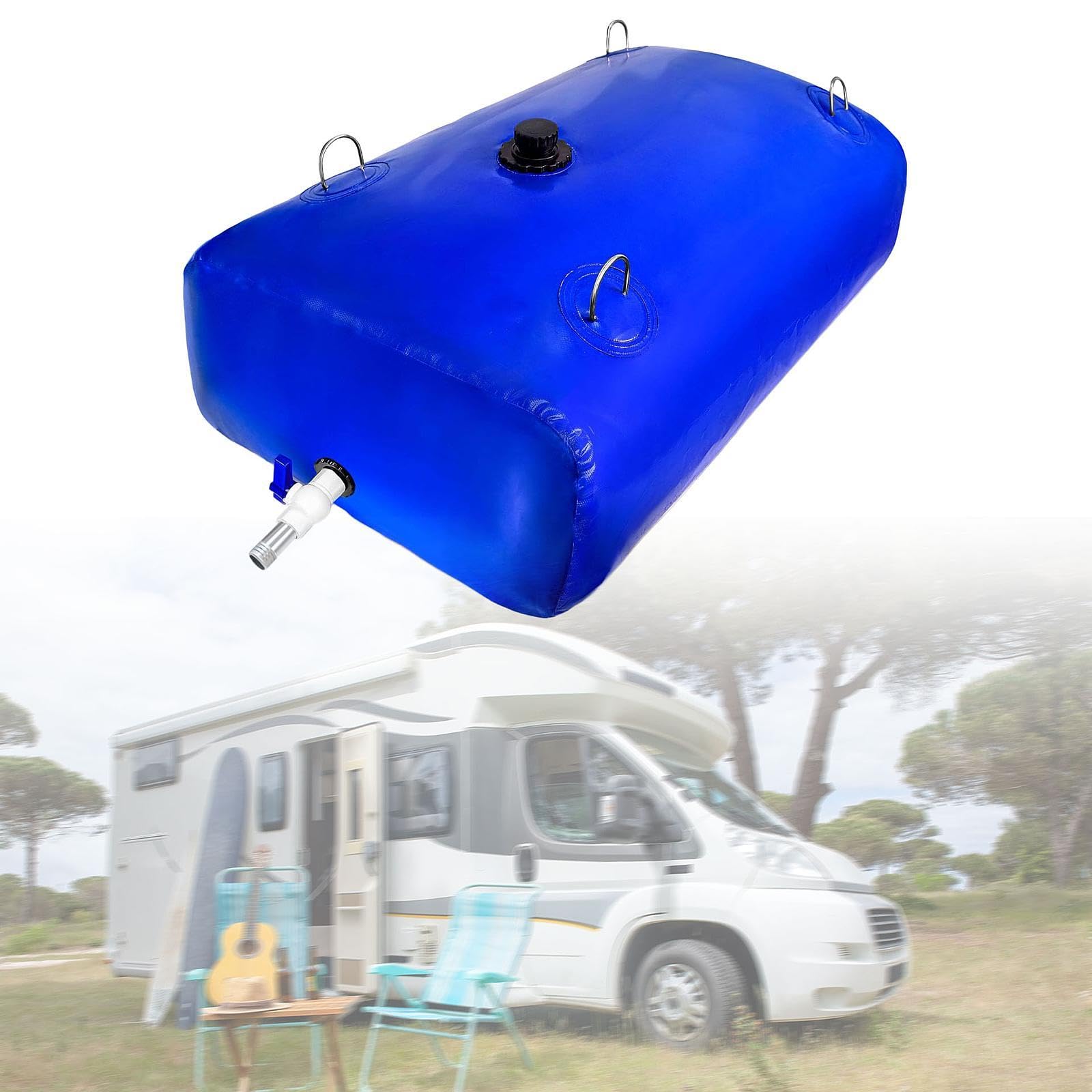 Poche à Eau Portable Grande Capacité, Réservoir d'eau Pliable, 350 L