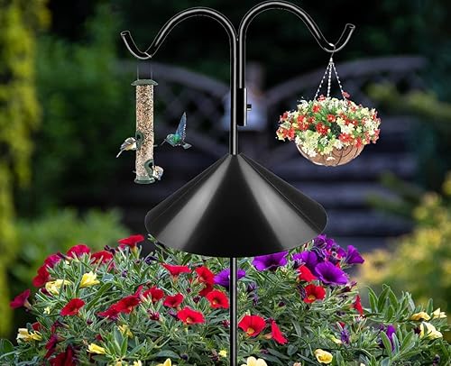 Miniatura 4 de BaffleWraparound - Protector de ardilla de plástico a prueba de ardillas, hecho de plástico grueso para colgar comederos de pájaros, pajarera, casa