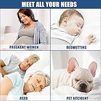 Vista 5 de Protector de colchón impermeable tamaño Queen, paquete de 2 fundas de colchón transpirables, funda de colchón de bolsillo profundo ajustable que se