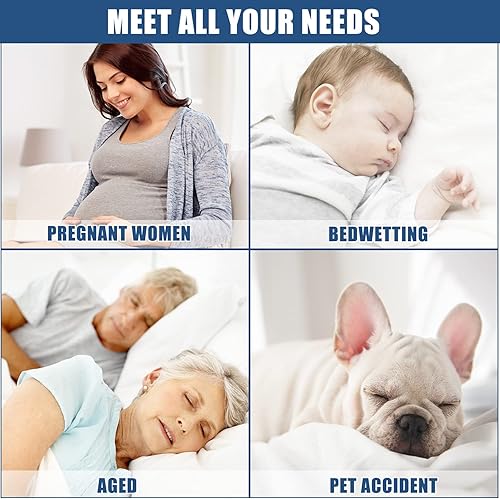 Miniatura 5 de Protector de colchón impermeable tamaño individual, paquete de 2 fundas de colchón transpirables, funda de colchón de bolsillo profundo ajustable