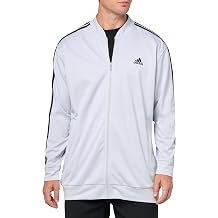 adidas Men's 3-Stripes Jacket with Full Zip Outerwear Jacket
