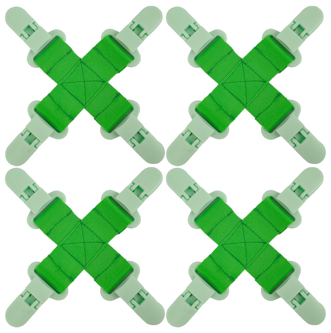 Ajqxh 4Pcs Bed Sheet Detangler Reduces Laundry Tangles,Keep Bed Sheets/Duvet Covers/Blankets from Tangling,Twisting, and Balling in Washer and Dryer, Saves Time and No Damage to Fabric