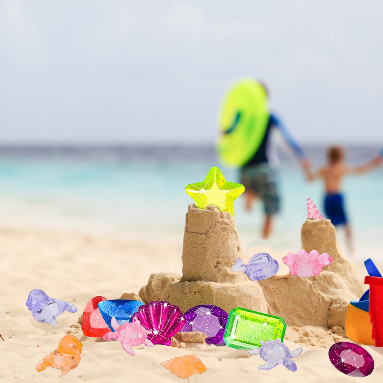 RISAKOGO Lot De 25 Jouets De Piscine Pour Enfants, Jouets De Sirène