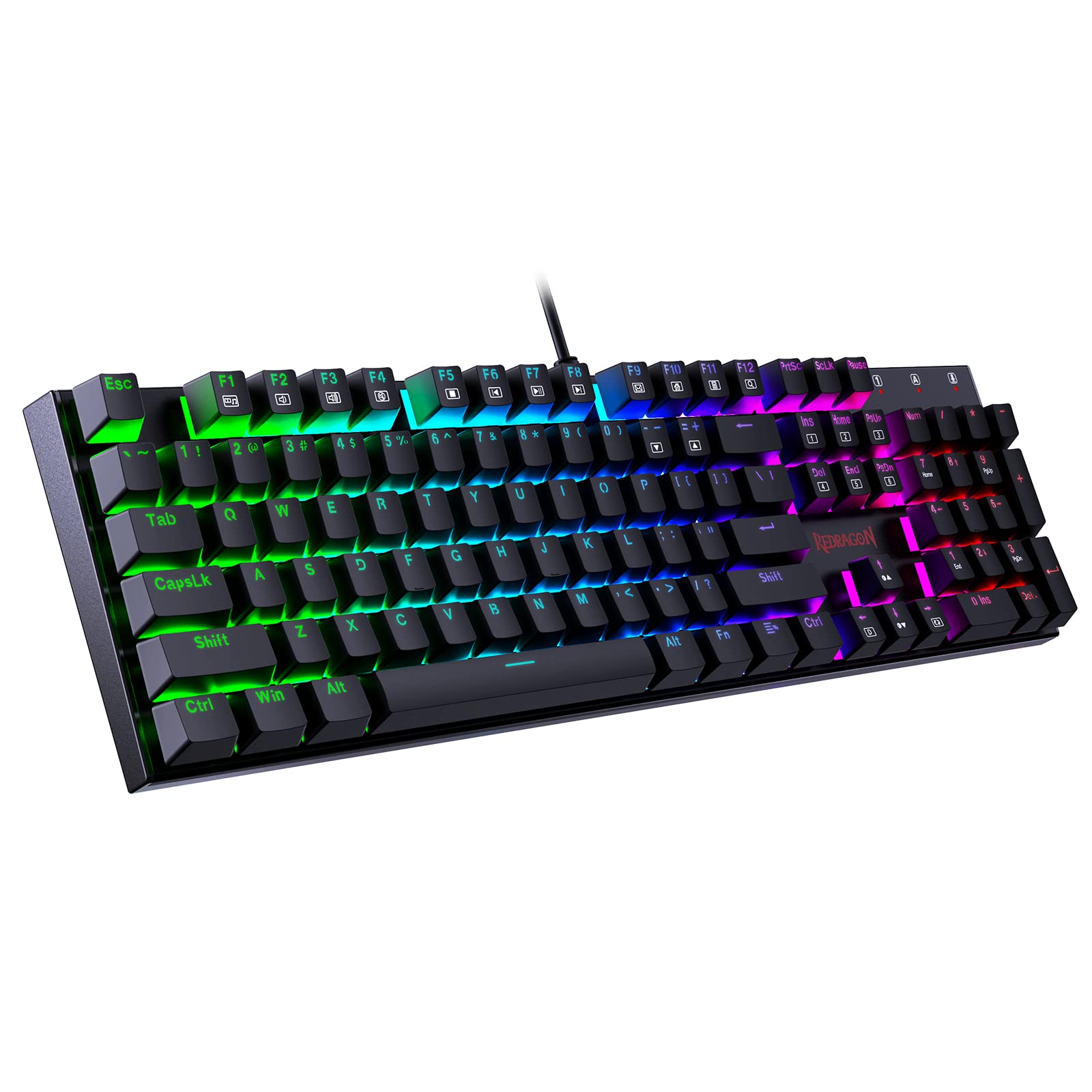 Redragon K551-N Mechanical Gaming Keyboard connected via USB