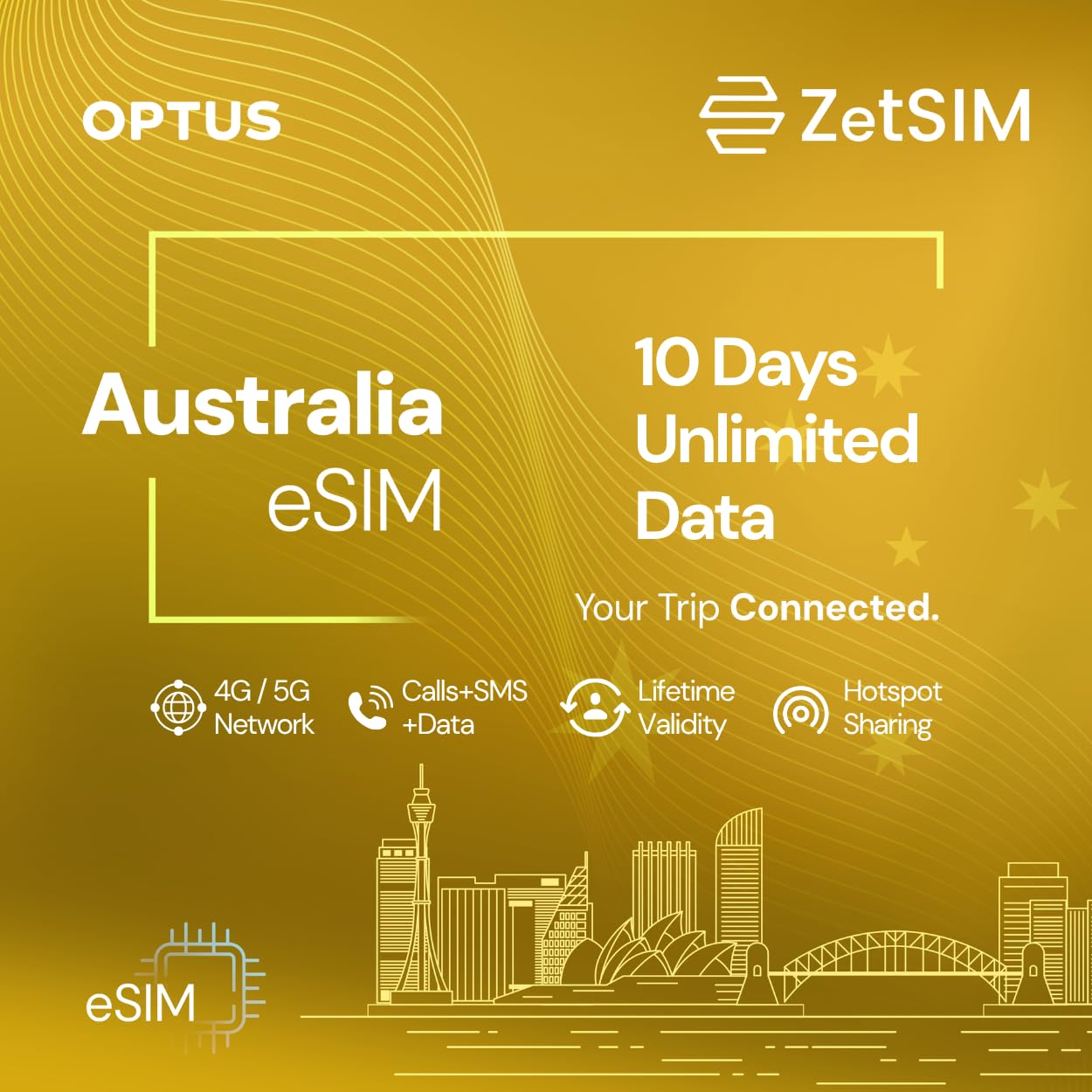 Australia Local eSIM | 10 Days Unlimited | 4G/5G High-Speed Data | One SIM for Lifetime | Instant QR Code Activation | Easy App Top-Up | Hotspot Sharing | No Contract-image-34